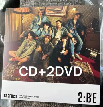 BE:FIRST 2nd 앨범 2:BE CD + LIVE반 DVD 2매