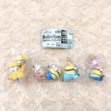 미니언즈 Bob+Tim Goodtime 피규어 2종 총 4개 풀 컴프