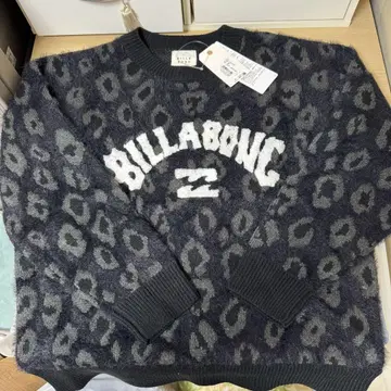 BILLABONG 레오파드 무늬 니트 M 사이즈