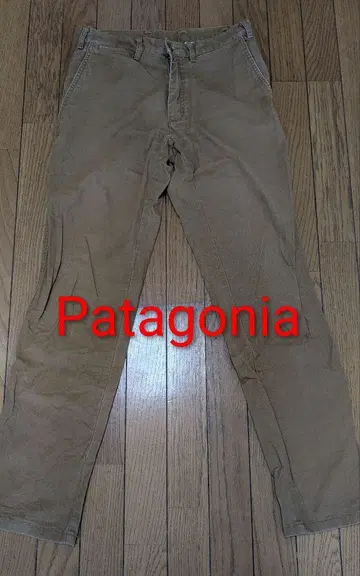 Patagonia 브라운 스트레이트 팬츠 30인치