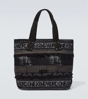 Sacai - x Eric Haze jacquard tote bag