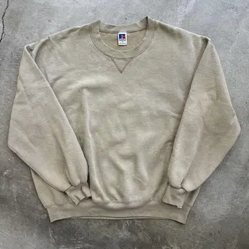 90s 러셀 애슬레틱 무지 맨투맨 USA제