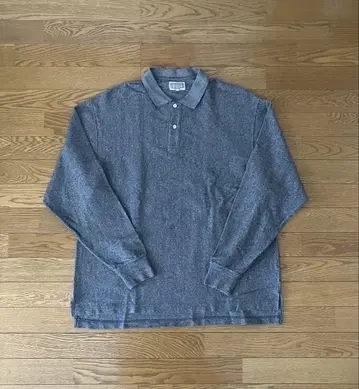 C.E/CAVEMPT STRIPE RIB LONG SLEEVE POLO