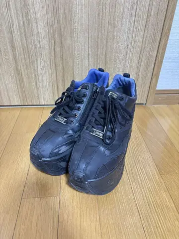 [ 사진 확인 필요 ] 요스케 통굽 스니커즈 블랙 [ 27.0cm ]