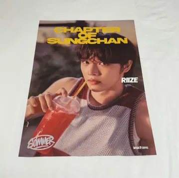 RIIZE 메가커피 포스터 성찬
