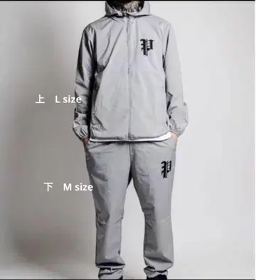 PHARANK 그레이 나일론 셋업