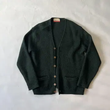 얀센 모헤어 가디건 모헤어 60s vintage 그린