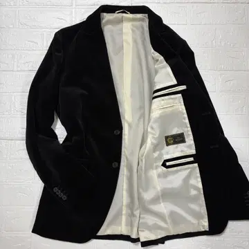 새상품급 FABRIC GIRMES 벨로아 테일러드 자켓