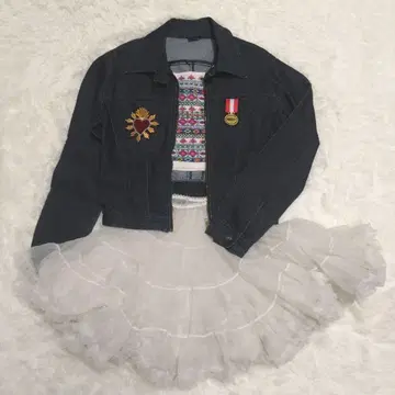 vintage 데님 자켓 G 와펜 itimi rose