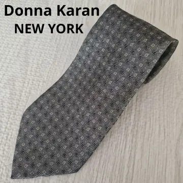 DONNA KARAN 그레이 넥타이 실크