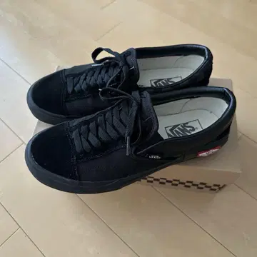 레어 모델 vans 24cm 블랙