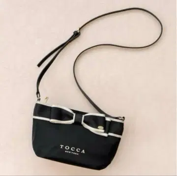 TOCCA 리본 포함 숄더백 바이컬러 미니백 온워드 경량