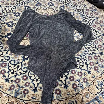 intimissimi 그레이 라메 믹스 바디수트