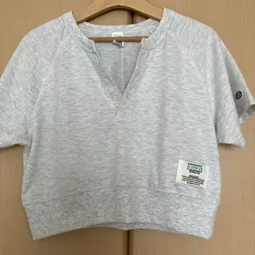 DISCUS ATHLETIC 그레이 하프 슬리브 T셔츠 Medium