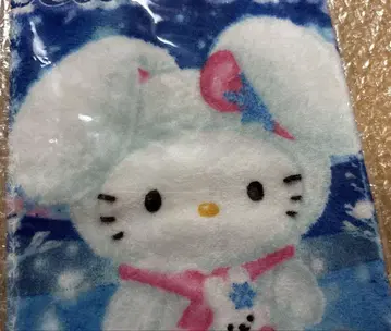 키티 눈 토끼 핸드 타월 홋카이도 한정 2002년