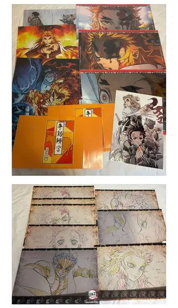 귀멸의 칼날 ufotable cafe 런치 매트 클리어 파일 외 렌고쿠