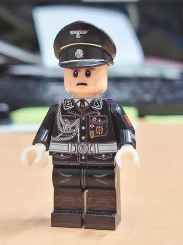 레어 친위대 SS 소위 의장 군복 LEGO 호환 레고 독일 ww2