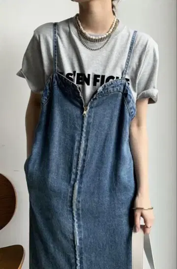 DouDou JES'EN FICHE 플로키 로고 TEE 반팔 T셔츠