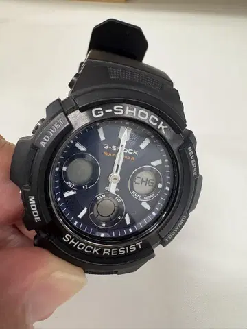 G-SHOCK AWG-M100SB 블랙 손목시계