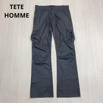 TETE HOMME 테트옴 카고 팬츠 워크 팬츠 L