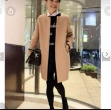 두지엠 클라세 노카라 코트 베이지