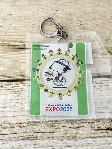오사카 간사이 만박 EXPO2025 스누피 아크릴 키링