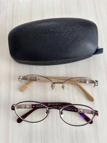 Salvatore Ferragamo 안경 프레임 브라운