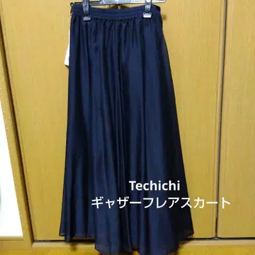 [ 택 포함 새상품 ] Techichi 개더 플레어 스커트