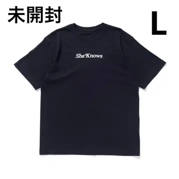 새상품 L Young Coco She Knows T-shirt Verdy