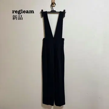 새상품 regleam 리그림 테이퍼드 살로펫 팬츠 S 블랙