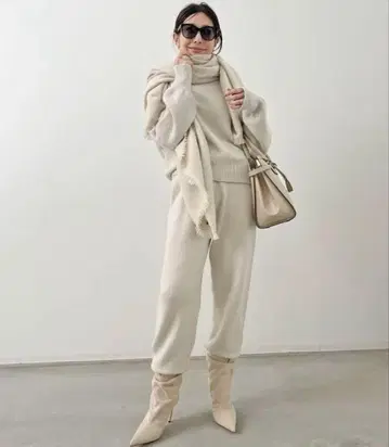 ALONPI CASHMERE/아론피 캐시미어 스톨 내추럴