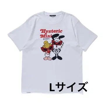 L 사이즈 Hysteric Mini x Verdy 티셔츠