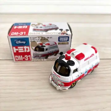 [ 새상품급 레어 ] 토미카 DM-31 디즈니 모터스 미키마우스 구급차