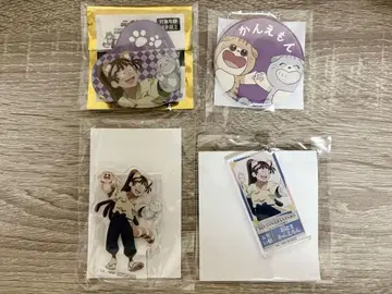 닌타마 란타로 오하마 칸에몬 캔뱃지 아크릴 스탠드 폴라로이드풍 키링