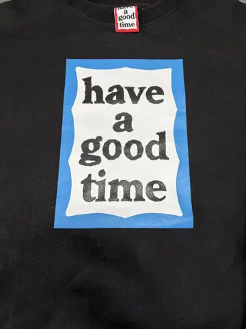 have a good time 맨투맨 블랙