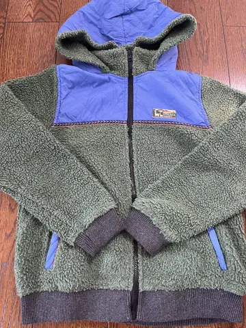 [ 세일 ] 나이스 배색 티티카카 플리스 보아 자켓 후드 부착