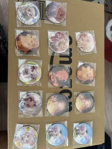 히메히나 캔뱃지 14개