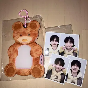 &TEAM EJ ID 사진 곰돌이 케이스
