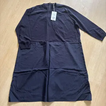 택 포함 새상품 COS 코스 절개 원피스 네이비