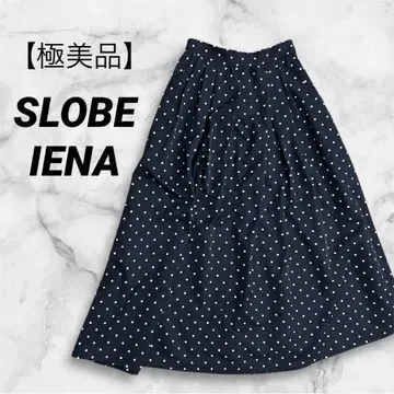 SLOBEIENA 슬로브 이에나 도트 플레어 스커트 롱 스커트 맥시
