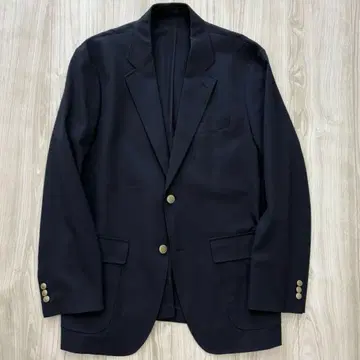 [새상품급] UNIQLO 컴포트 블레이저 네이비 XL 골드 버튼 스트레치