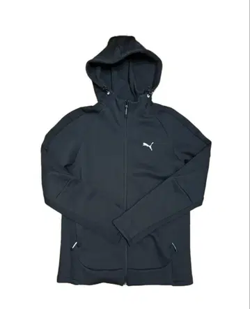 Puma 테크 플리스 블랙 s 후드 부착