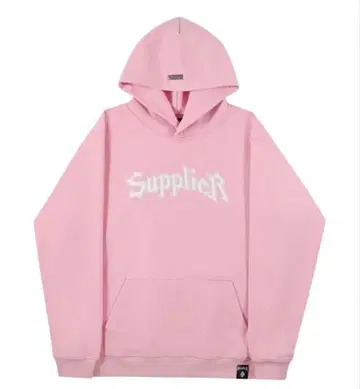 Supplier 핑크 후드 부착 후드티 새상품