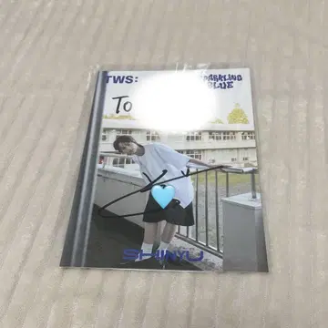 TWS 신유 친필 사인 Sparkling Blue 오프라인 이벤트