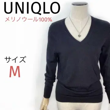 UNIQLO 엑스트라 파인 메리노 릴랙스핏 V넥 스웨터 울