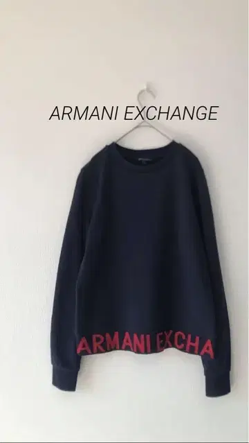 ARMANI EXCHANGE 네이비 긴팔 T셔츠