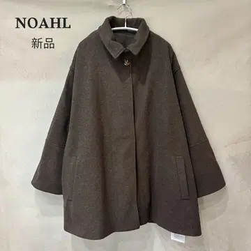 새상품 NOAHL 텐트 미들 코트 브라운