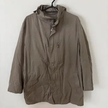 allegri 카키 브라운 나일론 모즈 코트 자켓