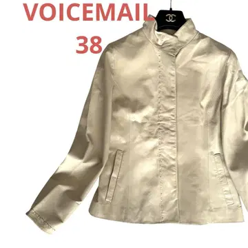 [ VOICEMAIL 38 ] 고급 천연 가죽 양가죽 베이지 자켓