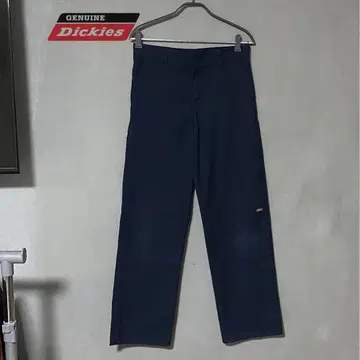디키즈 더블니 다크 네이비 워크 팬츠 허리 조절 가능